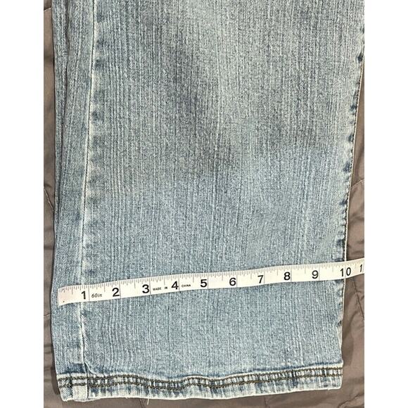 ZD Premium High Rise (Mom) Jeans Size 18 Bootcut Light Wash Denim Jeans 33x31 - Picture 7 of 8